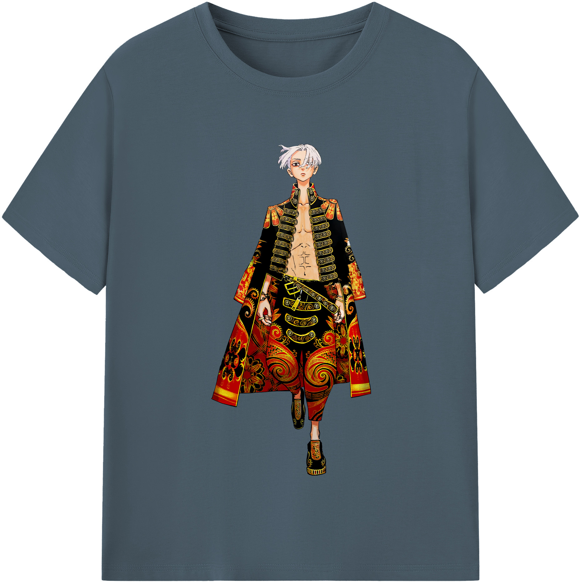 （画像用） 東京リベンジャーズ Tokyo Revengers 綿100％半袖Tシャツ（フロントプリント）
